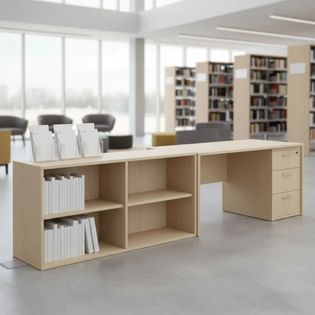 Anstellregal Pro 2 OH mit Mittelwand von Geramöbel - Produktbild 2 von 9
