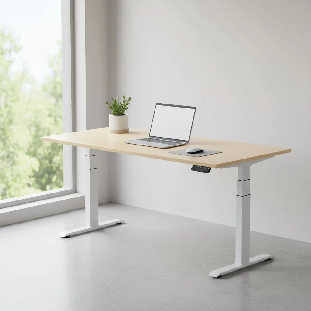 Höhenverstellbarer Schreibtisch Elevate Plus Rechteckform - GEM-ELEVATE-PLUS-R