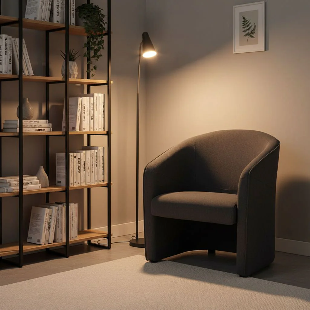 Loungesessel  Club Sessel SAN JUAN Stoff dunkelgrau von HJH - Produktbild 3 von 6