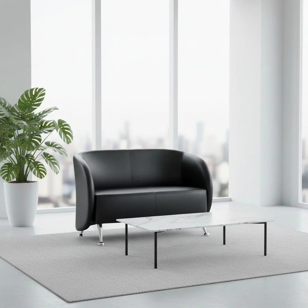Loungesofa Clubsofa ST. LUCIA Kunstleder 2-Sitzer von HJH - Produktbild 6 von 6