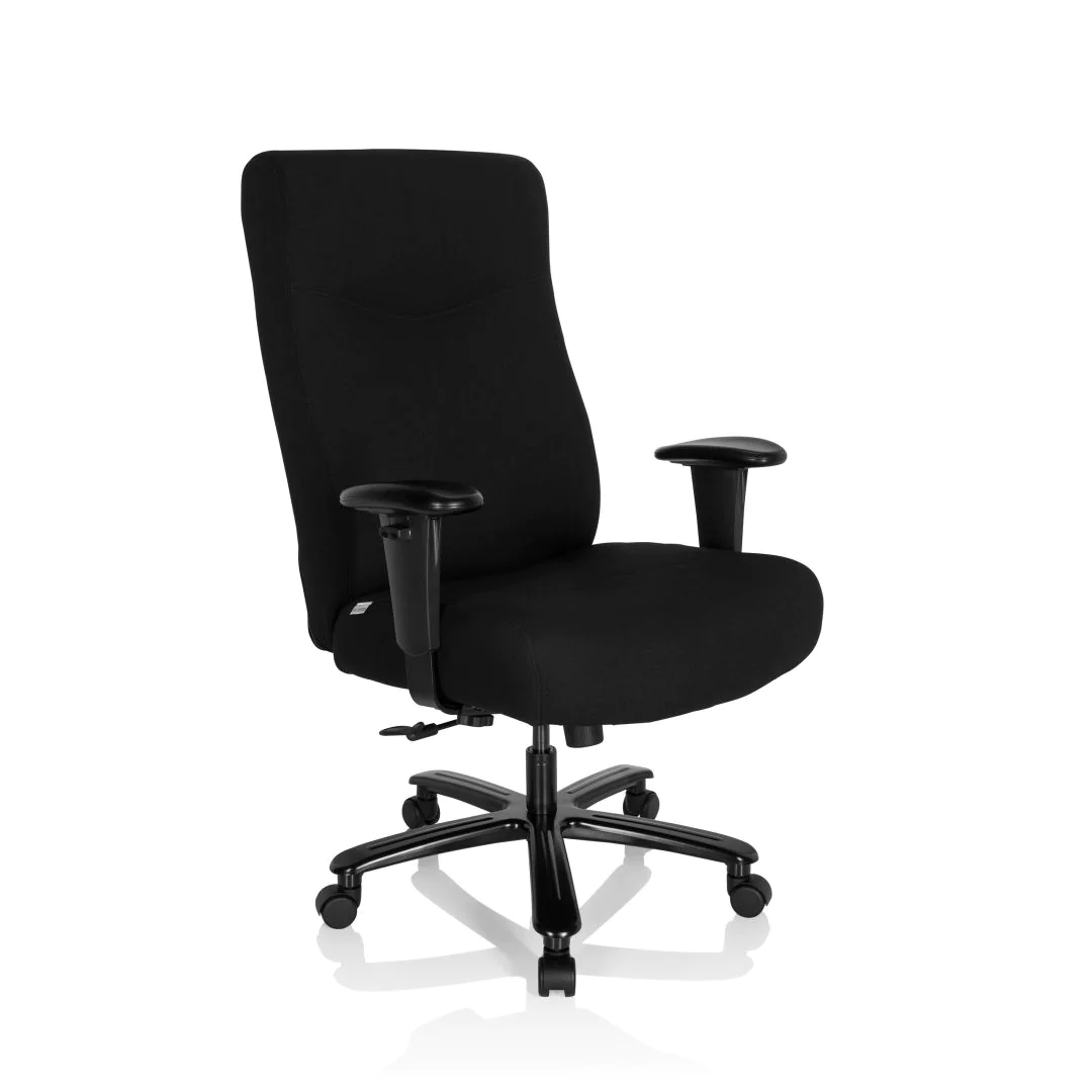 Chefsessel XXL EVEREST I Stoff schwarz von HJH - Produktbild 5 von 12