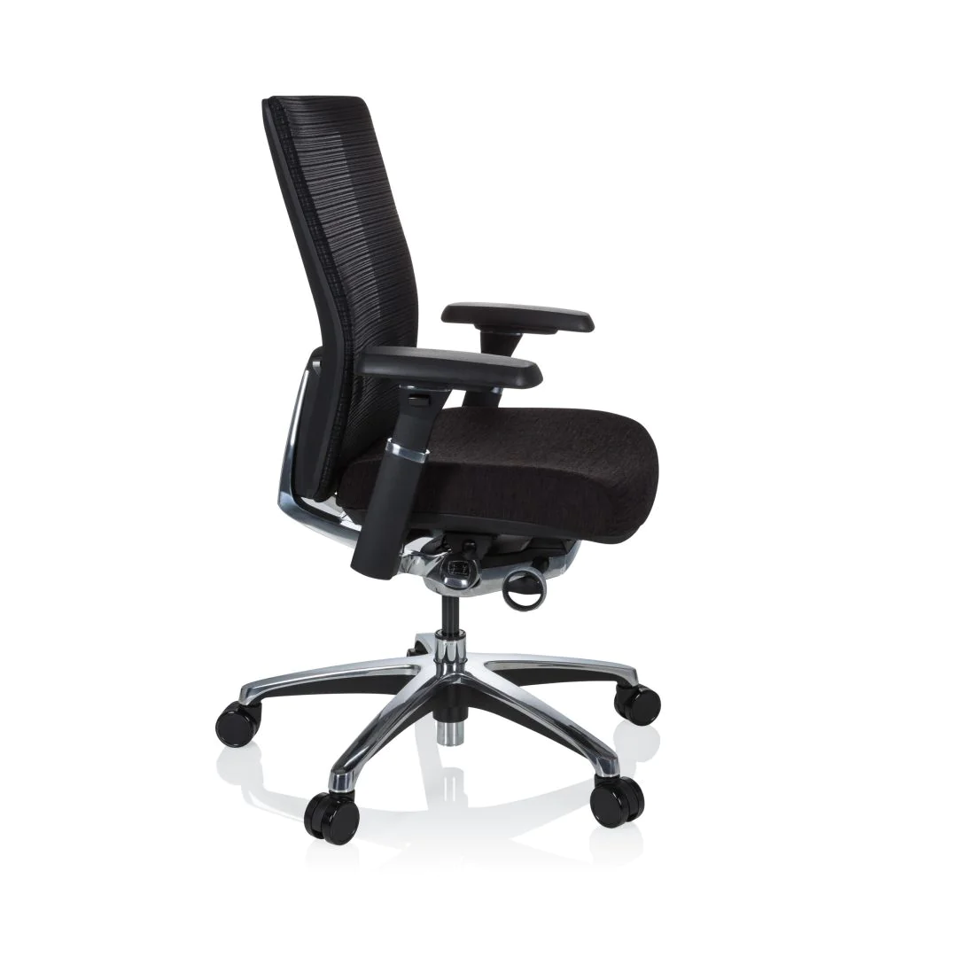 Bürostuhl NOVA PRO ALU Stoff schwarz von HJH - Produktbild 7 von 13