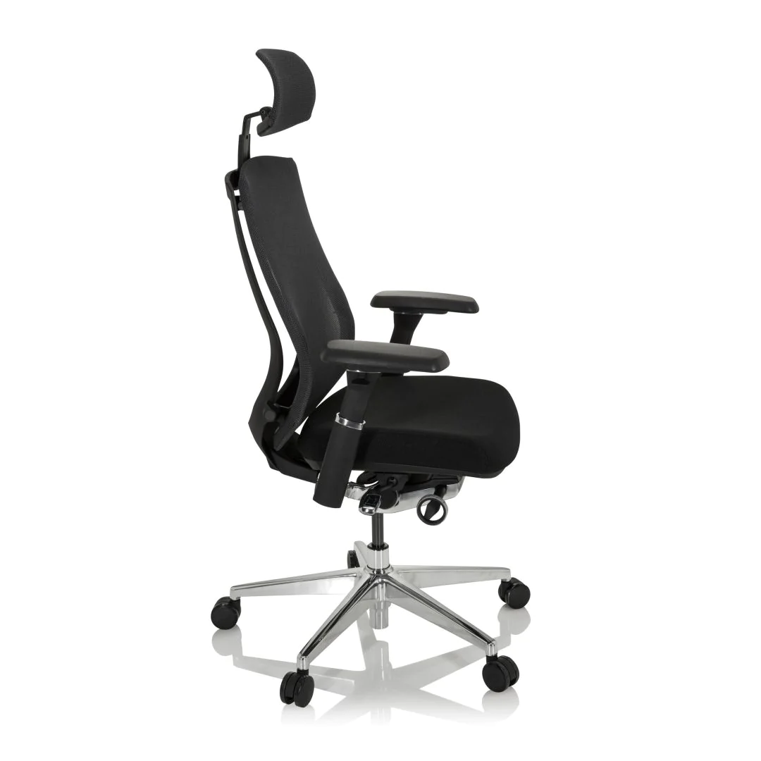 Bürostuhl Drehstuhl INSPERO Netzstoff Stoff schwarz von HJH - Produktbild 9 von 14