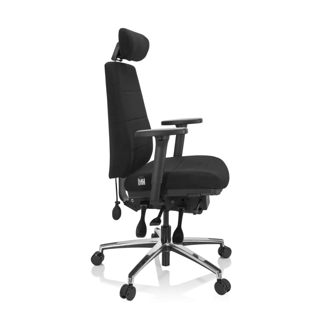 Bürostuhl Drehstuhl PHOENIX PRO I Stoff schwarz von HJH - Produktbild 9 von 15