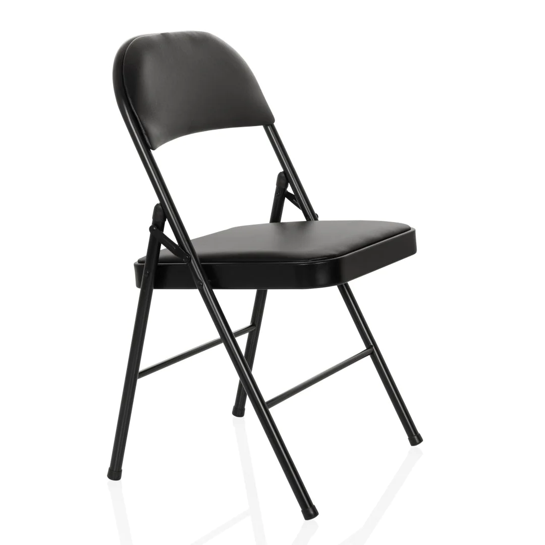 Konferenzstuhl Besucherstuhl Klappstuhl TUDELA H PU schwarz von HJH - Produktbild 6 von 14
