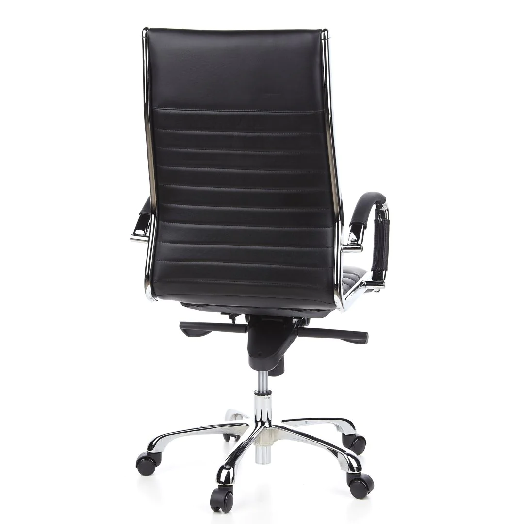 Bürostuhl Chefsessel PARMA 20 Leder Chrom von HJH - Produktbild 8 von 12