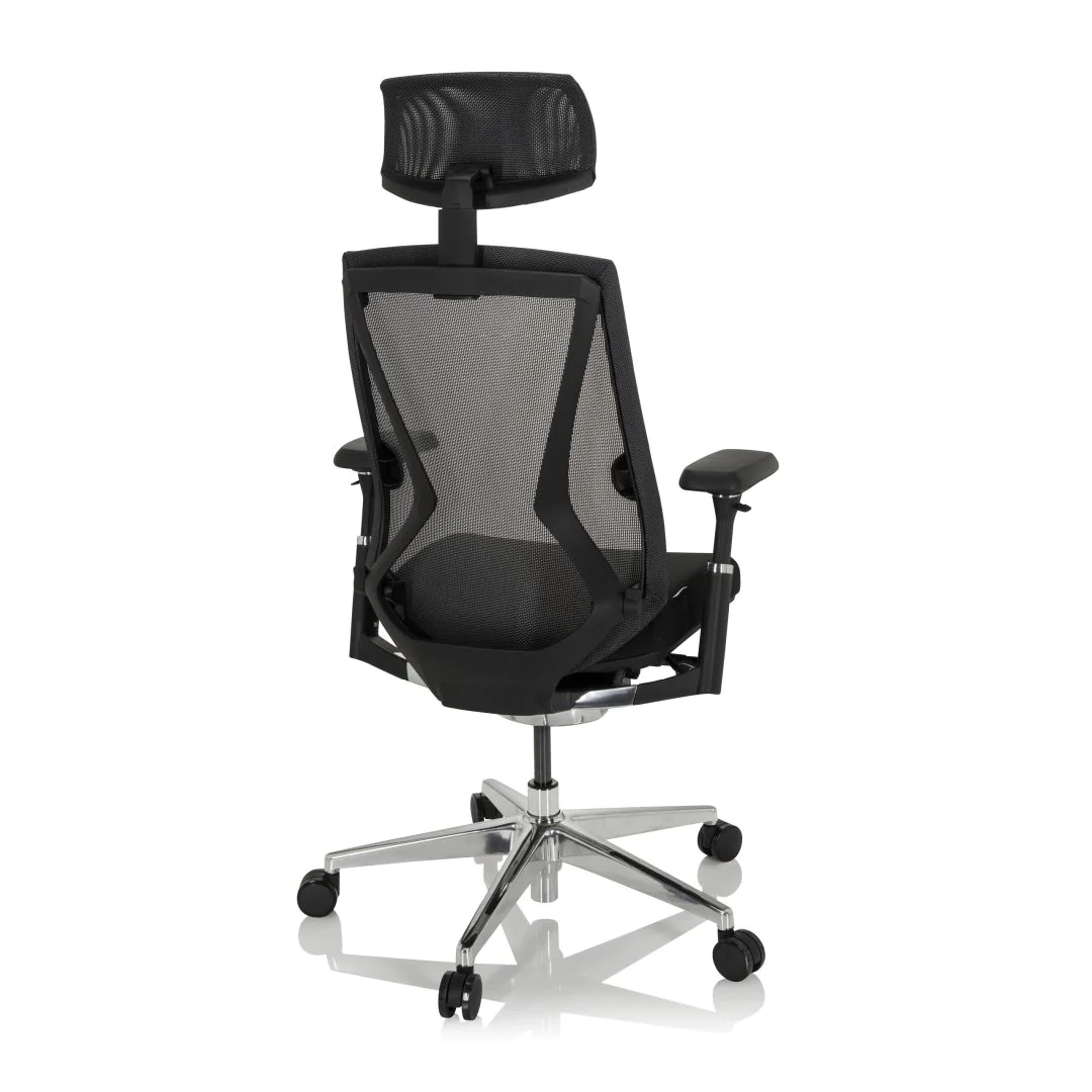 Bürostuhl Drehstuhl INSPERO Netzstoff Stoff schwarz von HJH - Produktbild 11 von 14