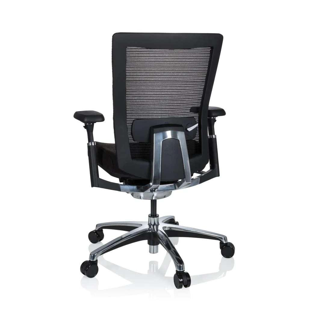 Bürostuhl NOVA PRO ALU Stoff schwarz von HJH - Produktbild 10 von 13