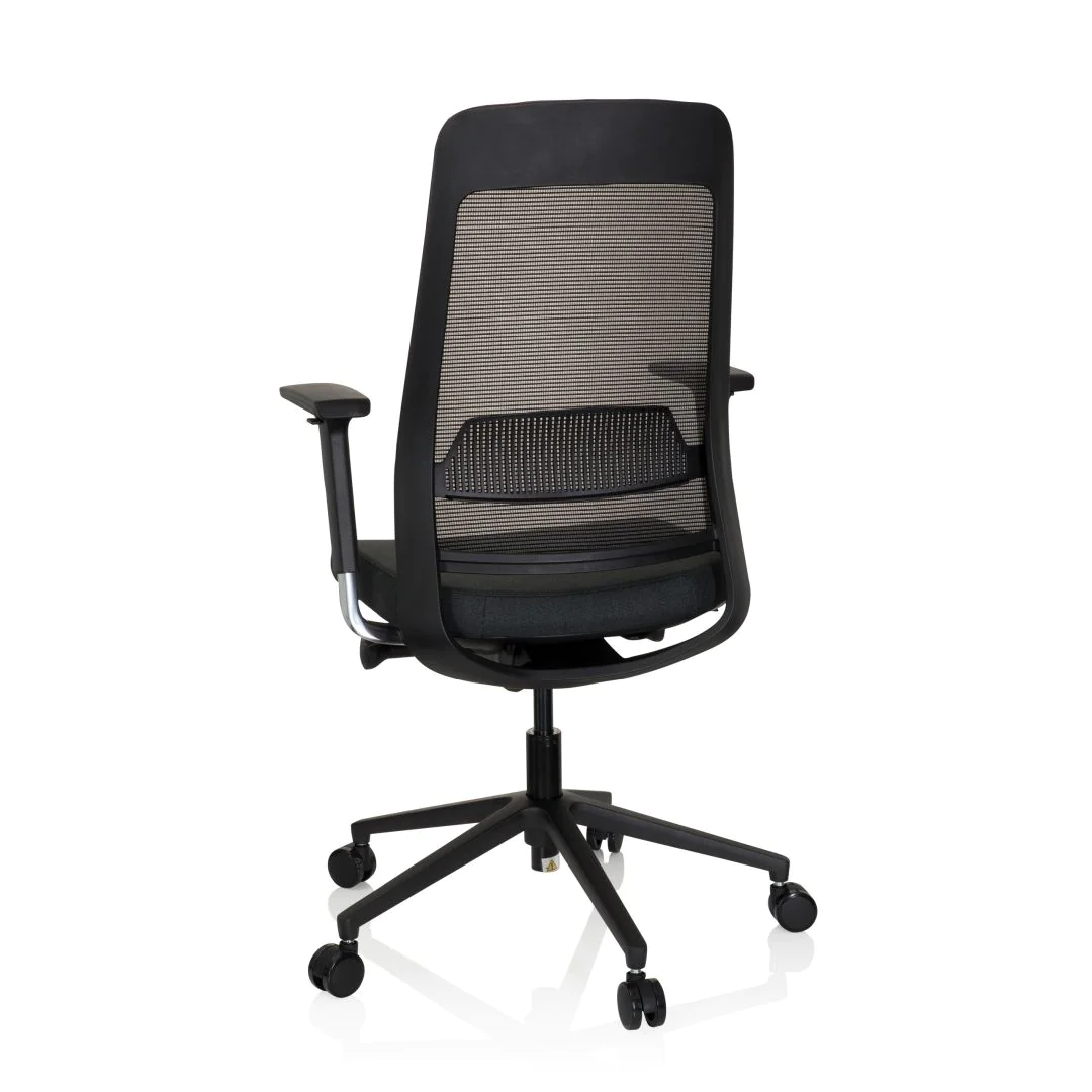 Bürostuhl Drehstuhl CHIARO T1 BLACK Netzstoff Stoff schwarz von HJH - Produktbild 8 von 11