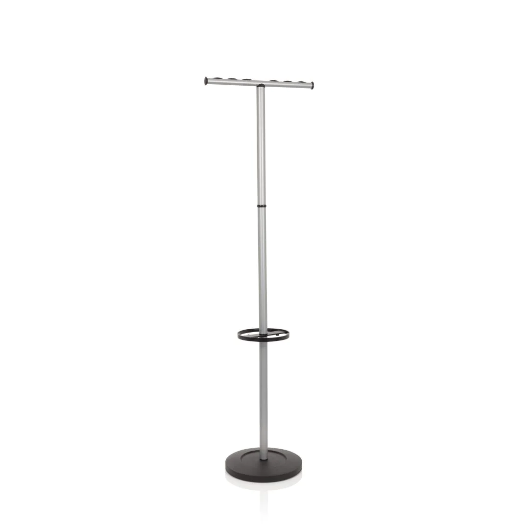 Garderobenständer SPACE I schwarz silber Stahl von HJH - Produktbild 9 von 12