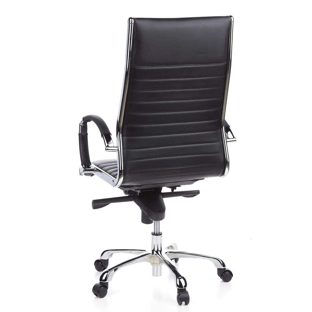 Bürostuhl Chefsessel PARMA 20 Leder Chrom von HJH - Produktbild 9 von 12