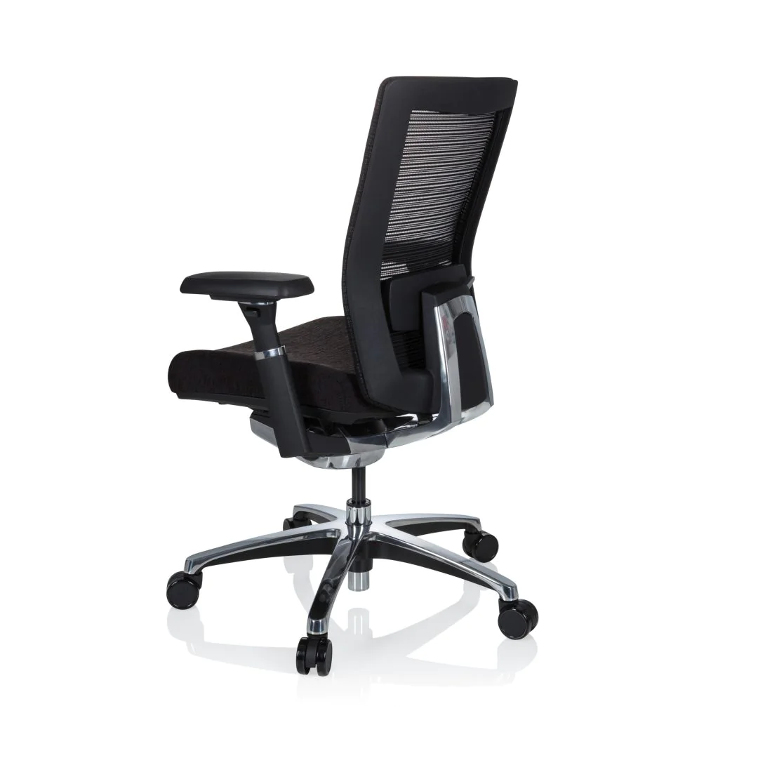 Bürostuhl NOVA PRO ALU Stoff schwarz von HJH - Produktbild 11 von 13