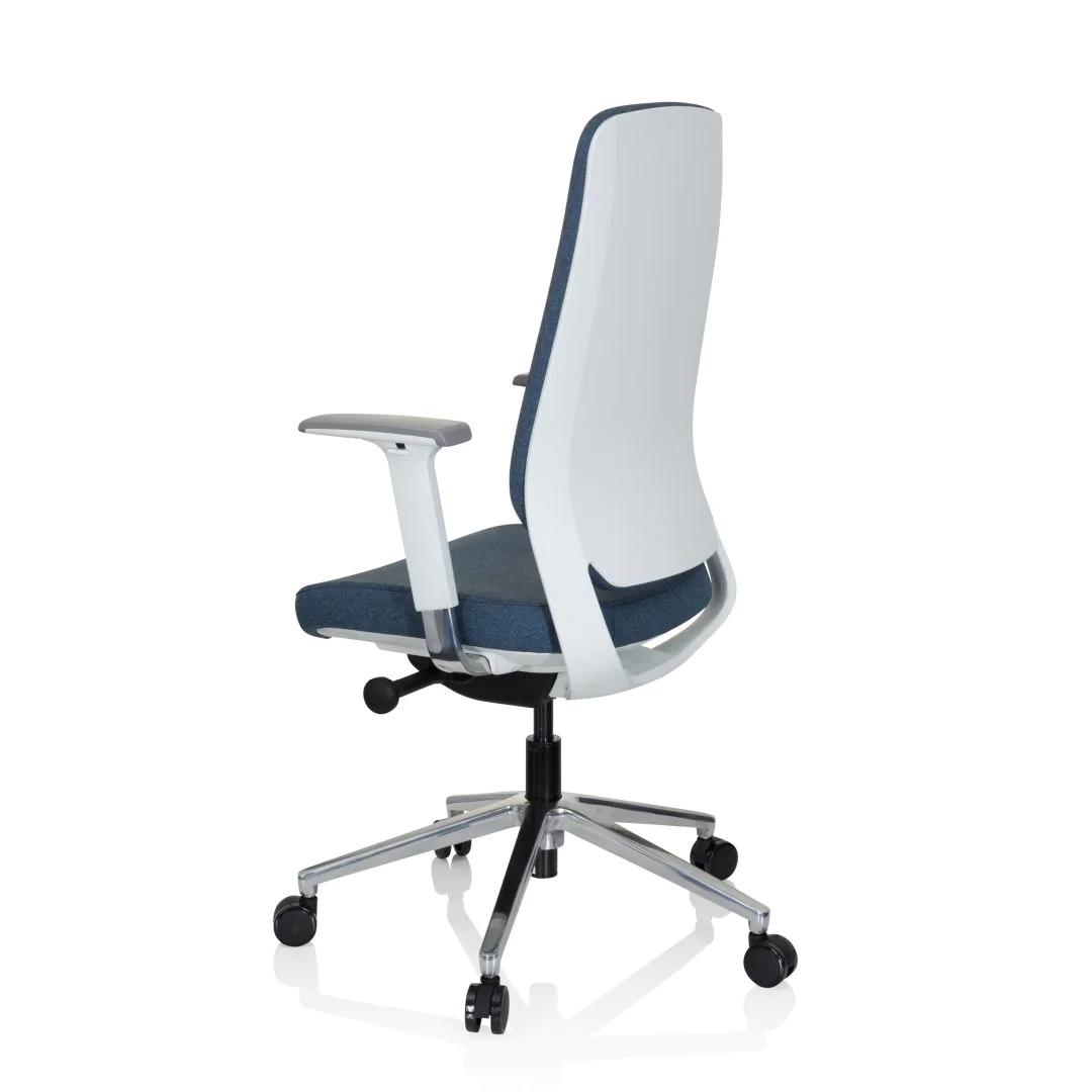 Bürostuhl Drehstuhl CHIARO T4 WHITE Stoff von HJH - Produktbild 12 von 14
