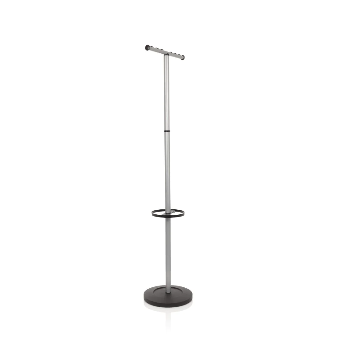 Garderobenständer SPACE I schwarz silber Stahl von HJH - Produktbild 10 von 12