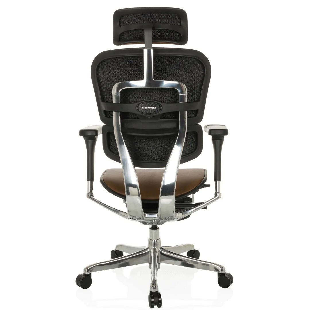 Bürostuhl Chefsessel ERGOHUMAN PLUS LEGPRO GEN2 Leder mit Beinablage Netz von HJH - Produktbild 14 von 14