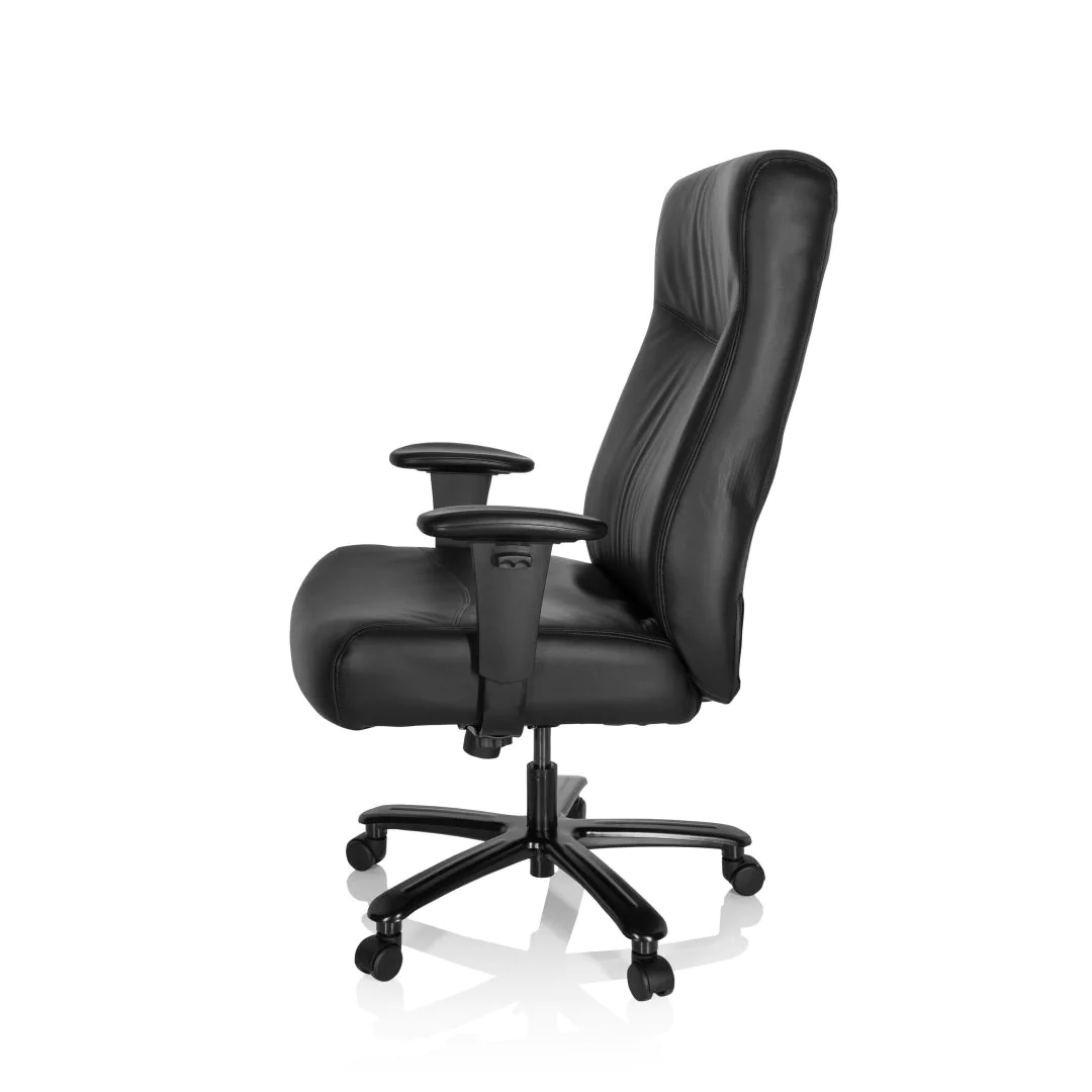 Chefsessel XXL EVEREST II Leder schwarz von HJH - Produktbild 11 von 12