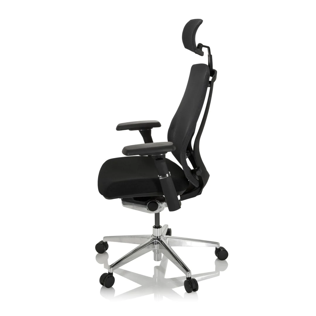 Bürostuhl Drehstuhl INSPERO Netzstoff Stoff schwarz von HJH - Produktbild 14 von 14