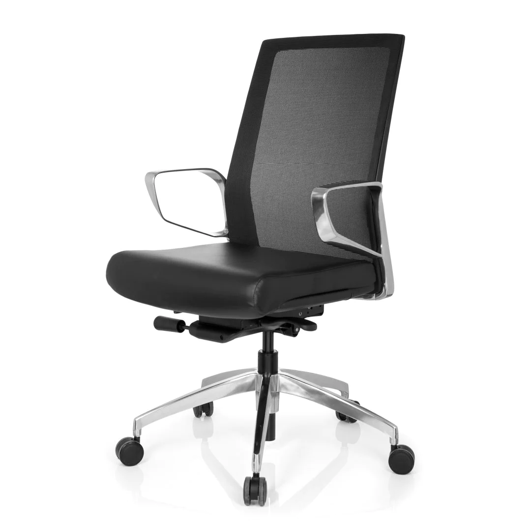 Bürostuhl PROVIDER NET Netz Kunstleder schwarz von HJH - Produktbild 13 von 13