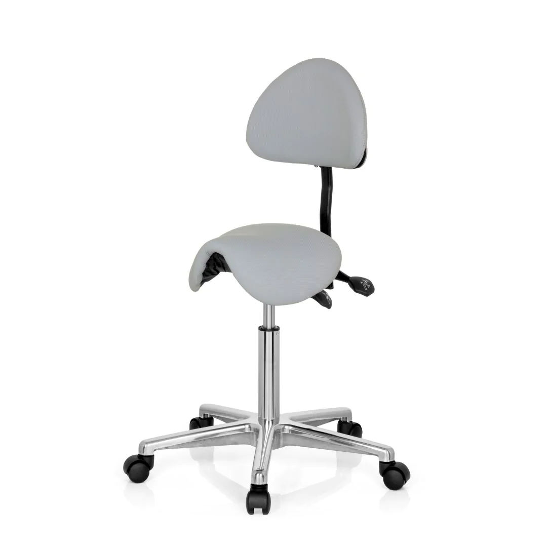 Hocker Drehhocker Arbeitsstuhl Sattel TOP WORK 20 Kunstleder von HJH - Produktbild 12 von 12
