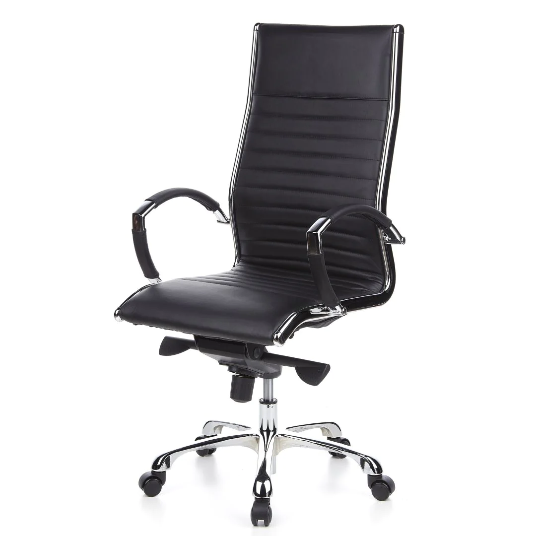 Bürostuhl Chefsessel PARMA 20 Leder Chrom von HJH - Produktbild 12 von 12