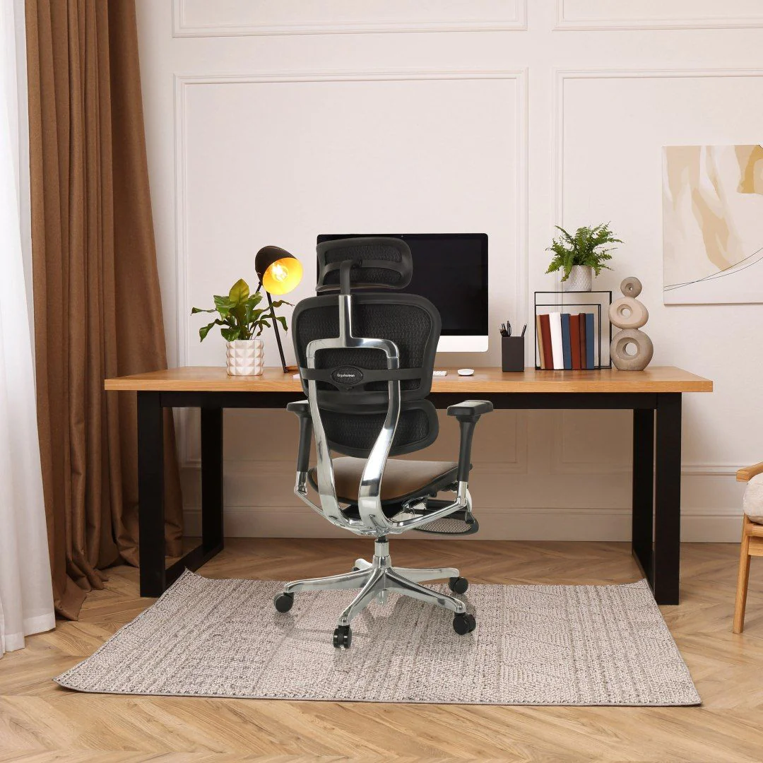 Bürostuhl Chefsessel ERGOHUMAN PLUS LEGPRO GEN2 Leder mit Beinablage Netz von HJH - Produktbild 7 von 14