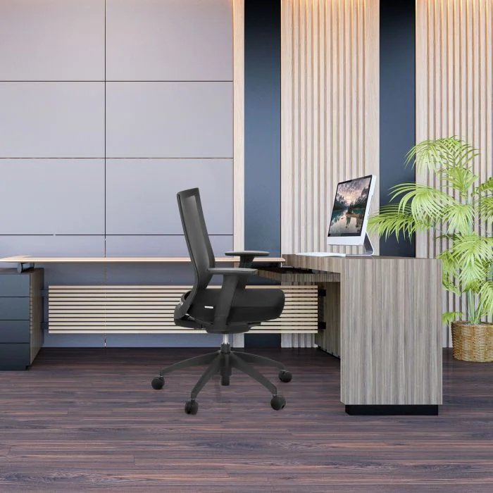 Bürostuhl Drehstuhl ASPEN Netzstoff schwarz von HJH - Produktbild 5 von 6