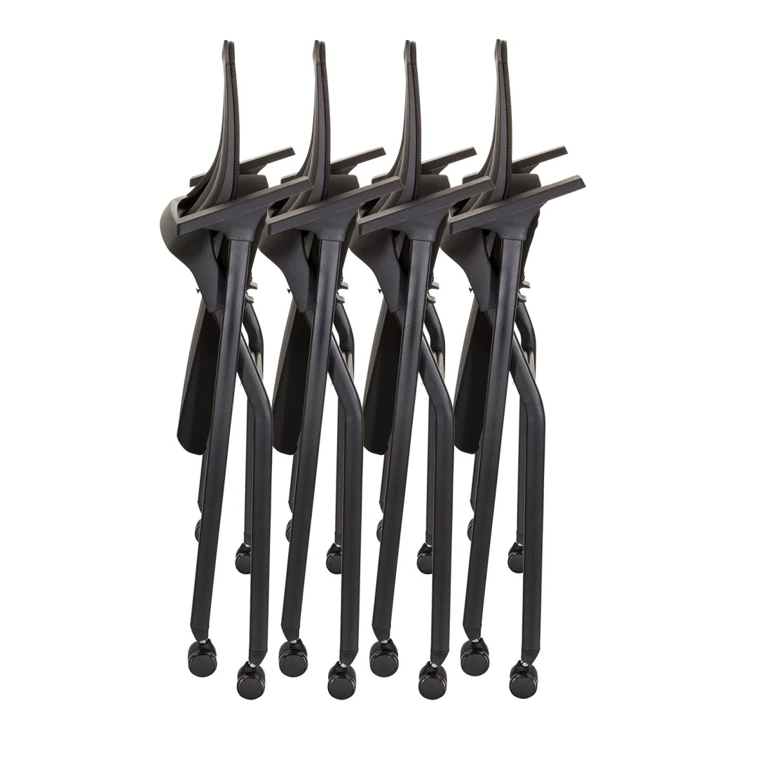 Besucherstuhl Klappstuhl PRIORITY II Netzstoff Stoff schwarz von HJH - Produktbild 6 von 14