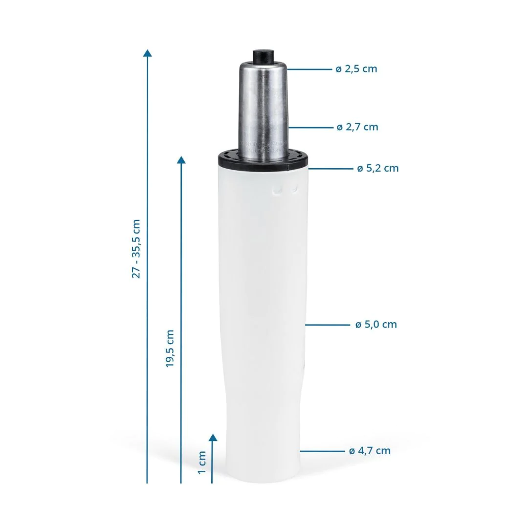 Gasfeder Gasdruckfeder M - weiß, 27-35,5 cm von HJH - Produktbild 2 von 5