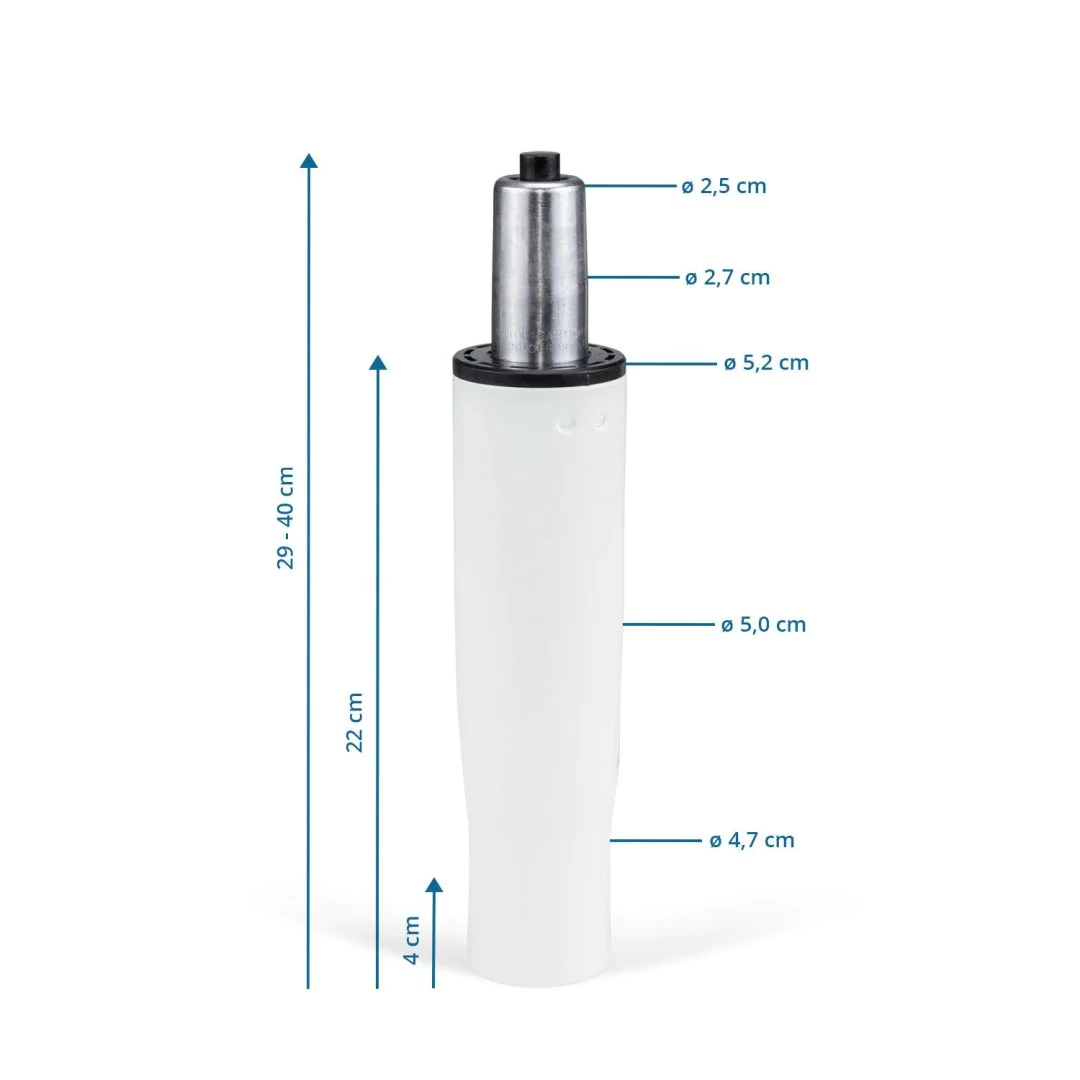 Gasfeder Gasdruckfeder L - weiß, 29-40 cm von HJH - Produktbild 2 von 5