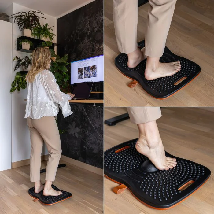 Stehbrett Fitness Balance Board ACTIV mit Antirutschbeschichtung schwarz von HJH - Produktbild 4 von 6