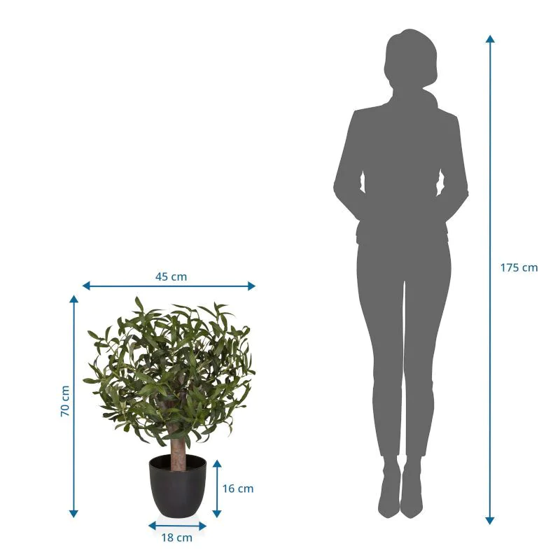 Kunstpflanze Olive S von HJH - Produktbild 5 von 5