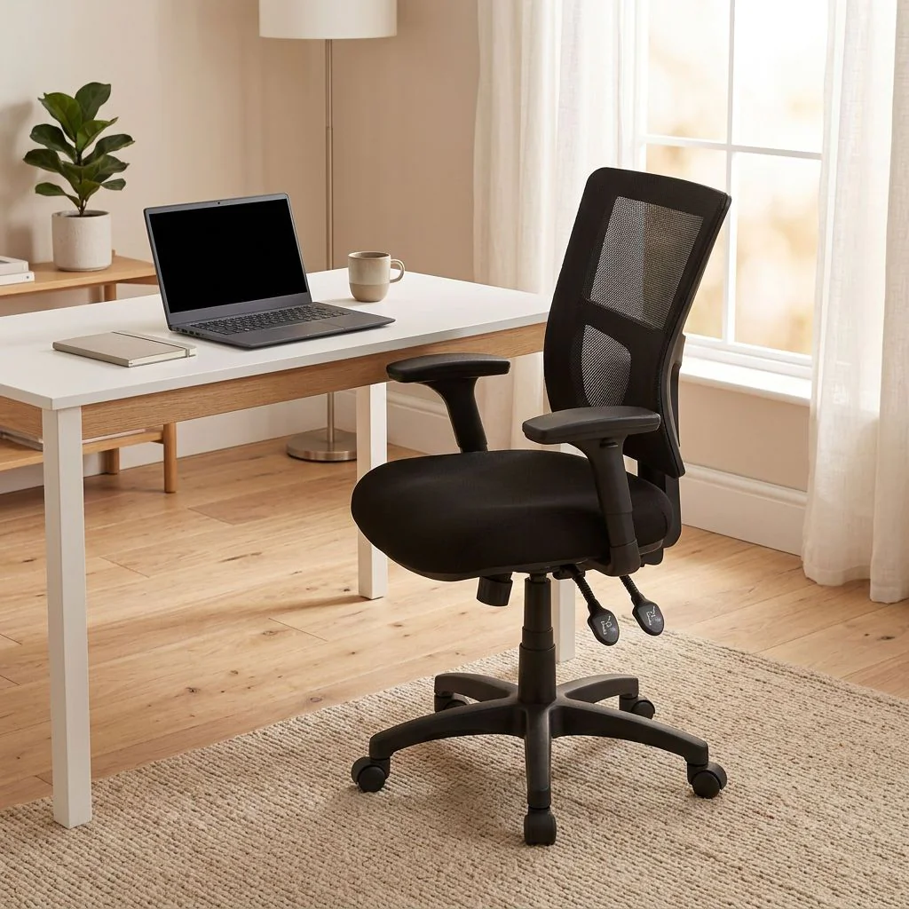 Bürostuhl Drehstuhl IMPACT PRO Stoff schwarz von HJH - Produktbild 4 von 14