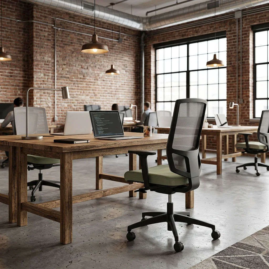 Bürostuhl @Just evo mesh black von Dauphin - Produktbild 2 von 6