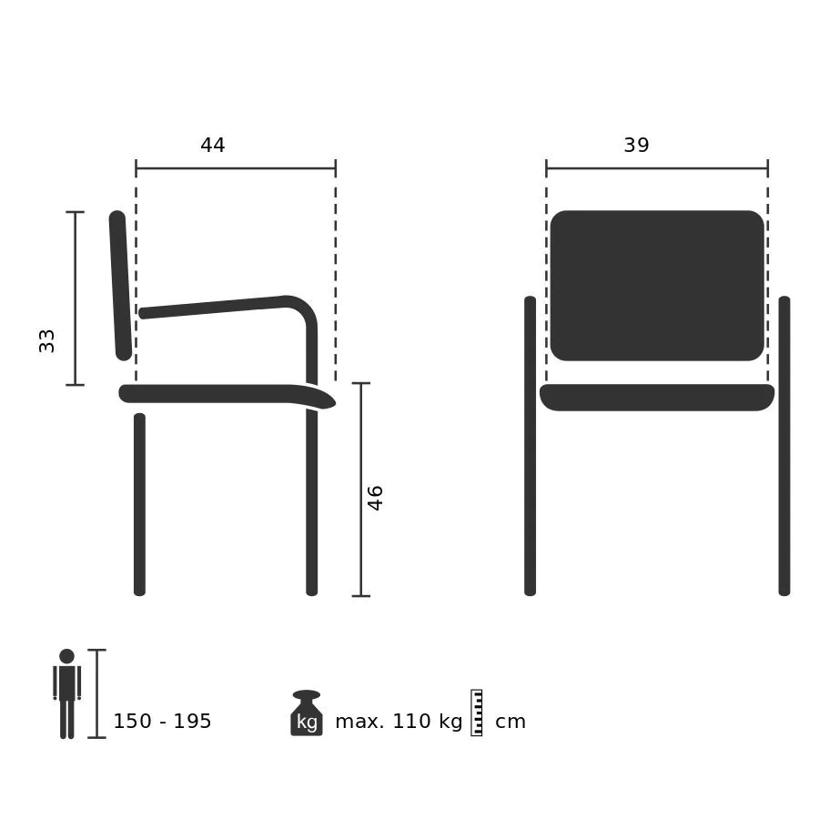 Konferenzstuhl Mate von HJH - Produktbild 2 von 11