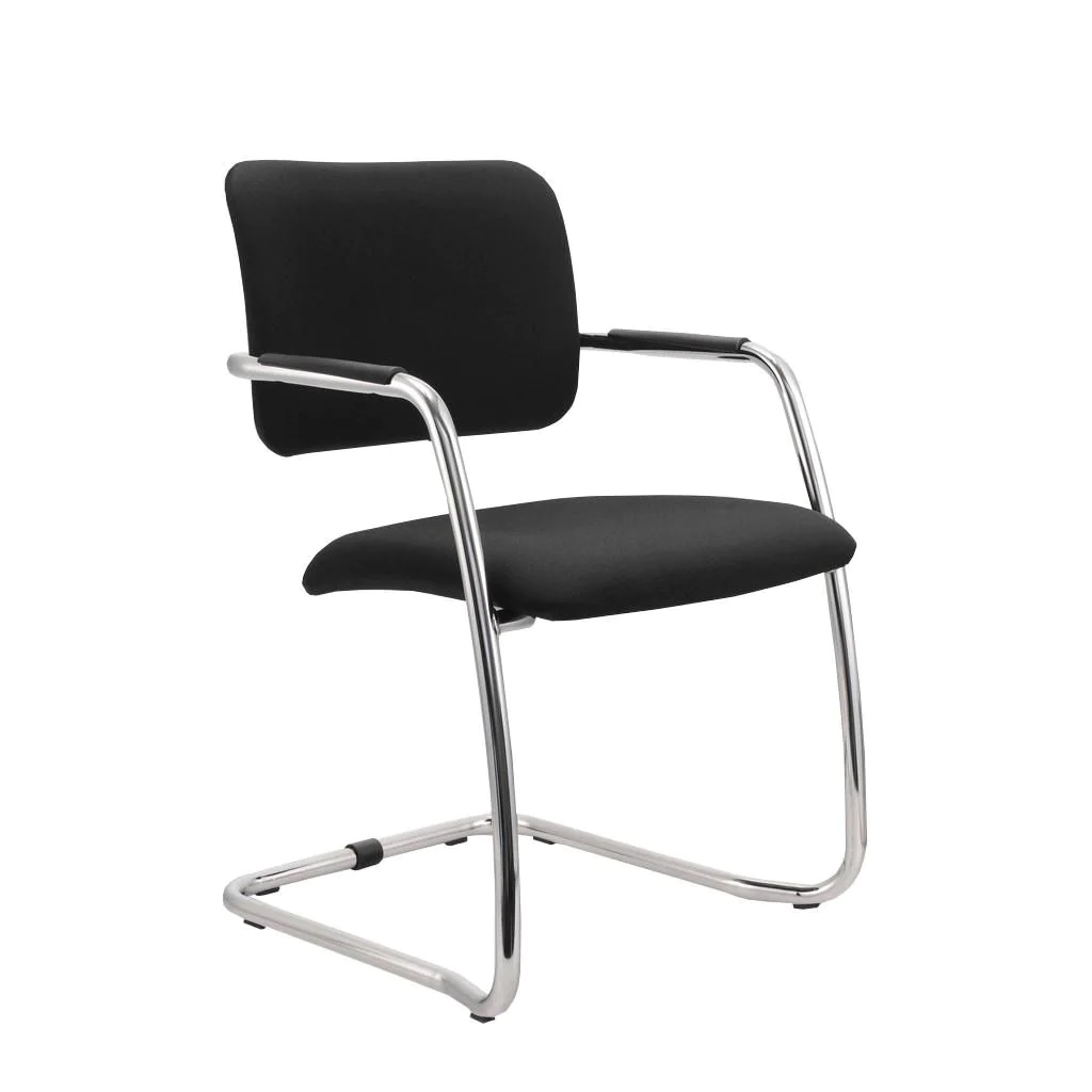 Besucherstuhl Tweet (2er Set) - Schwarz von Hammerbacher - Produktbild 1 von 5