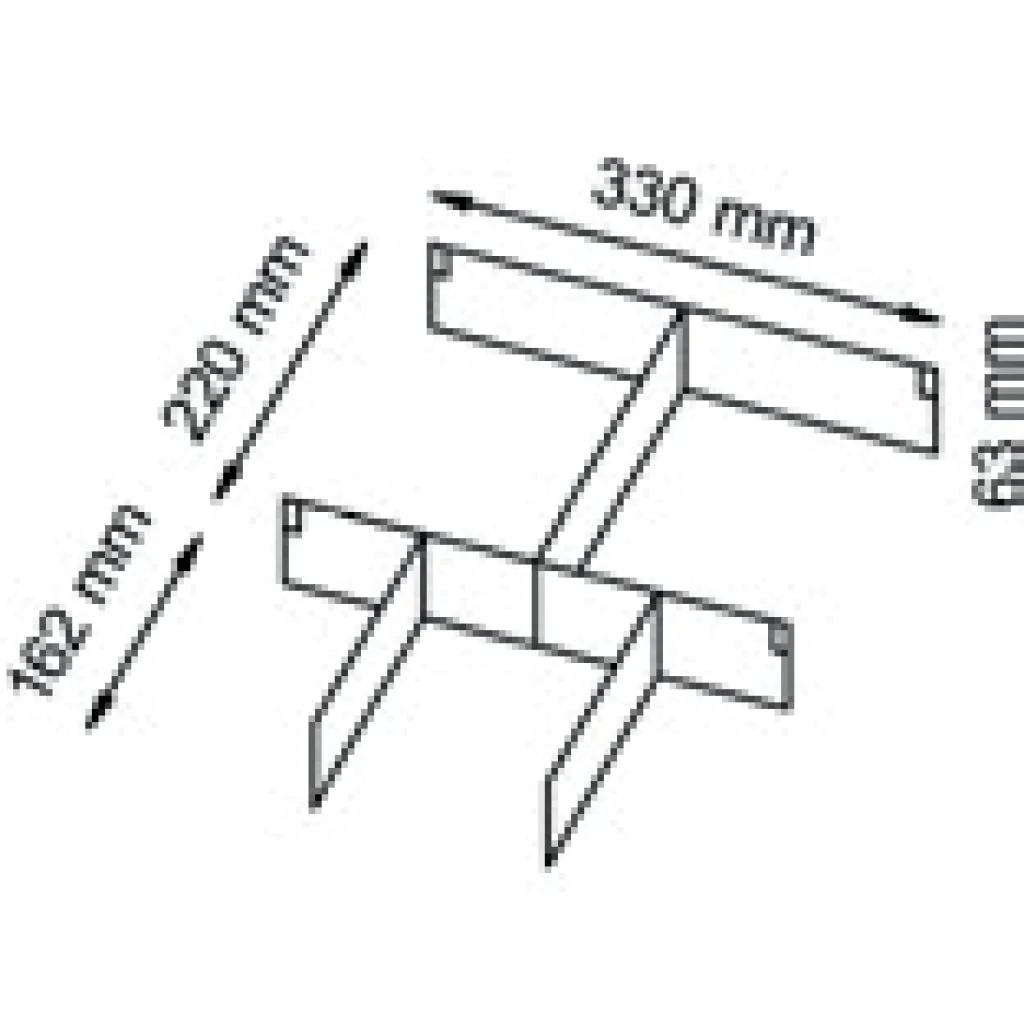 Trennstege für Rollcontainer (2er Set) von Hammerbacher - Produktbild 2 von 2