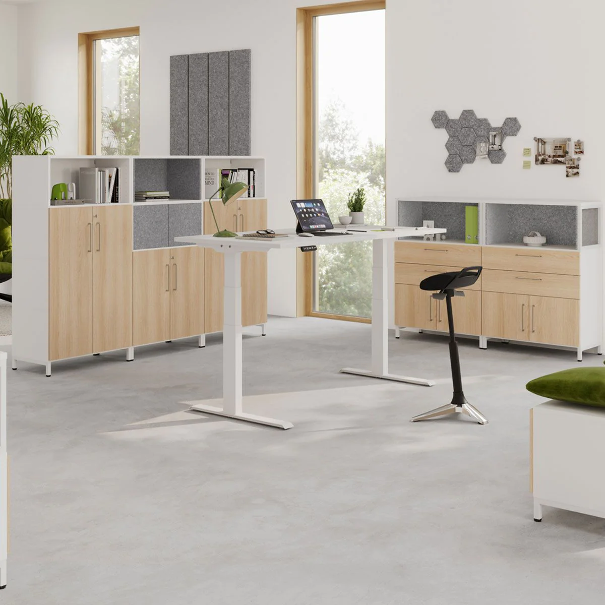 Kombischrank Flex Wall 3 OH von Hammerbacher - Produktbild 6 von 14