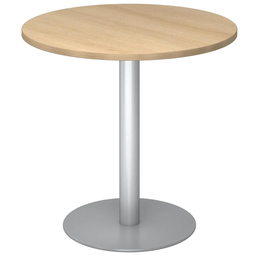 Säulentisch Rund Ø 80 cm - Chrom von Hammerbacher - Produktbild 3 von 10