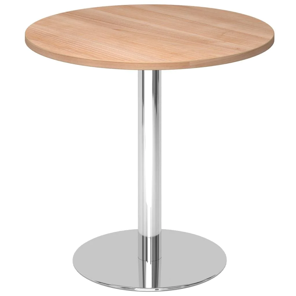 Säulentisch Rund Ø 80 cm - Chrom von Hammerbacher - Produktbild 5 von 10