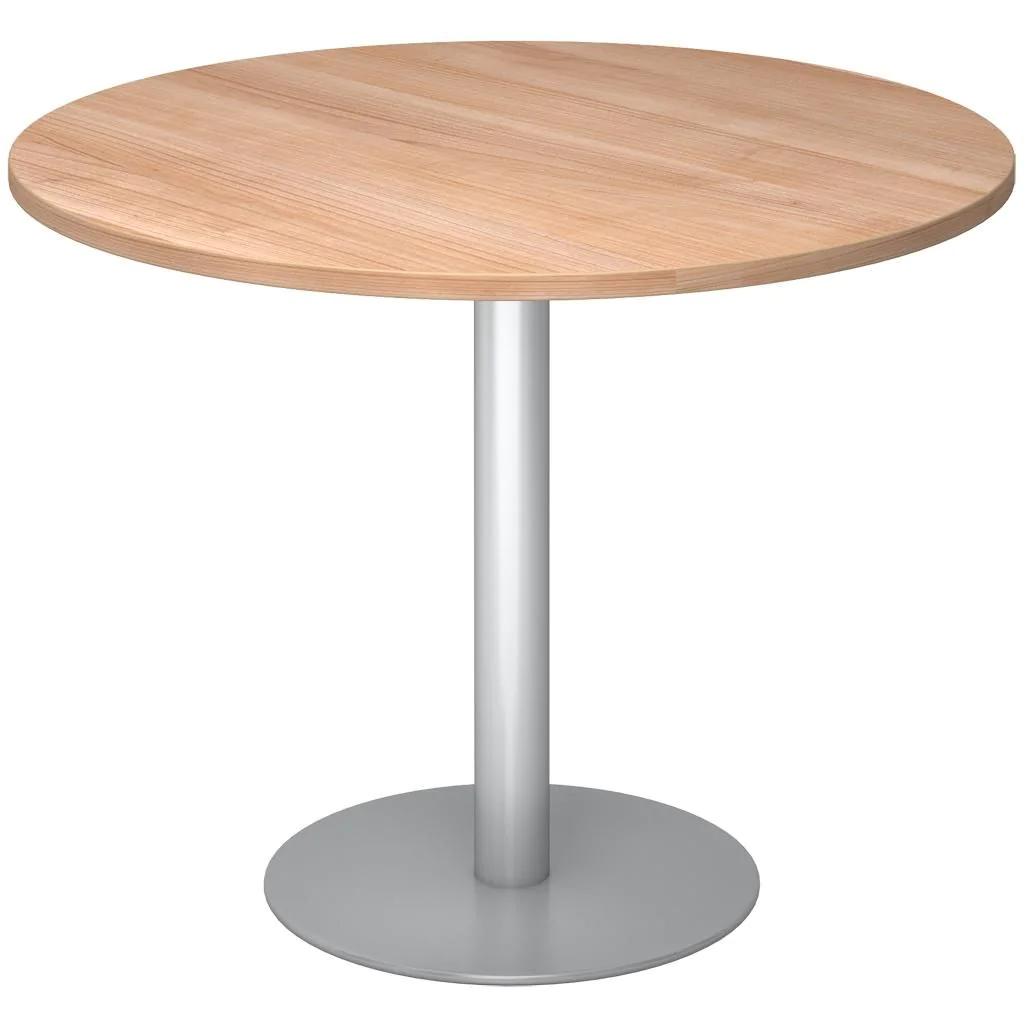 Säulentisch Rund Ø 100 cm - Chrom von Hammerbacher - Produktbild 1 von 9