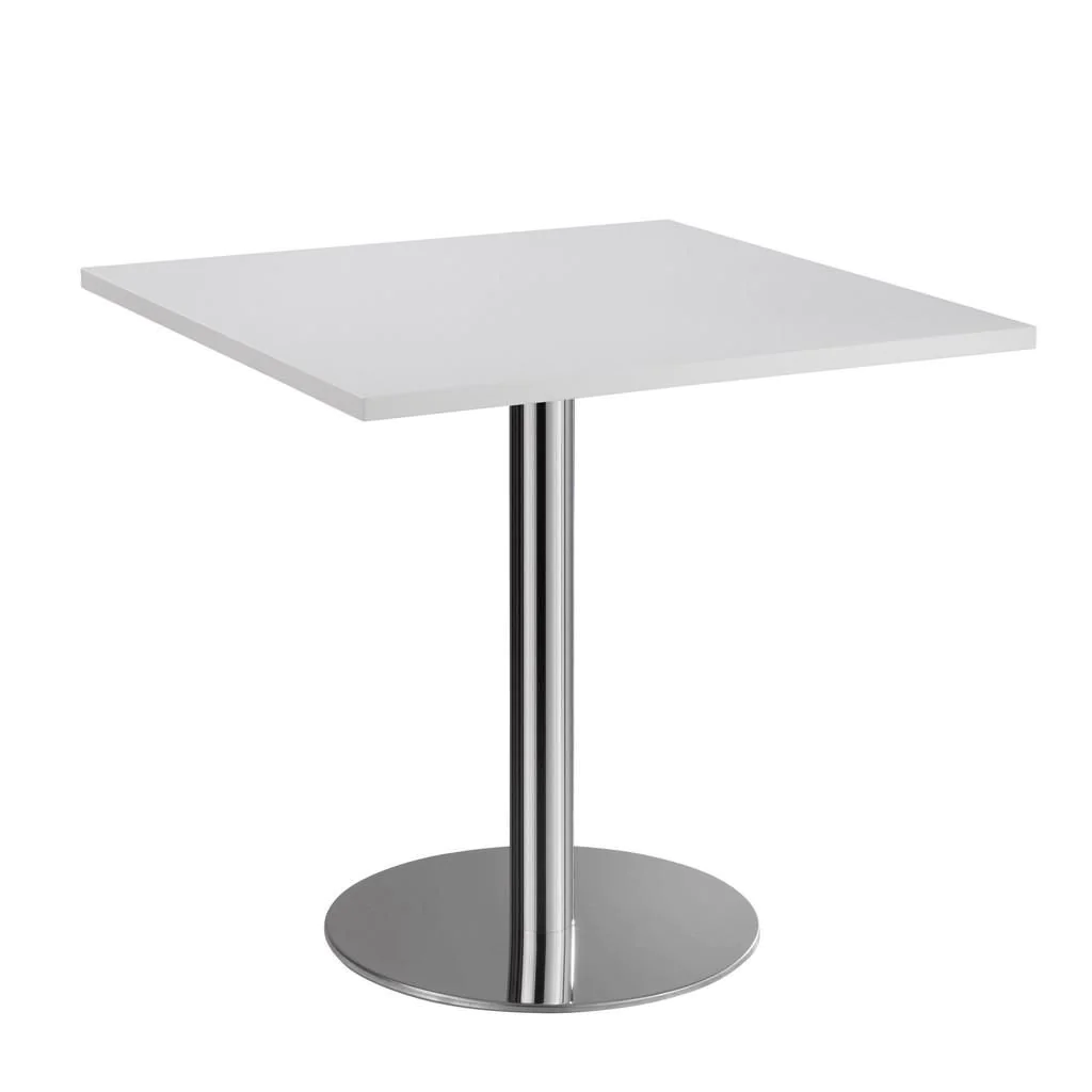 Säulentisch STF Quadratform - Silber von Hammerbacher - Produktbild 3 von 10
