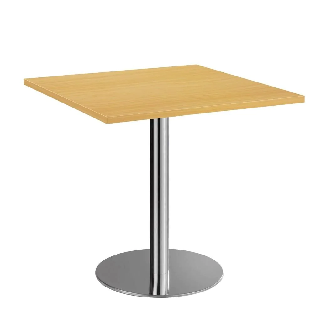 Säulentisch STF Quadratform - Silber von Hammerbacher - Produktbild 4 von 10