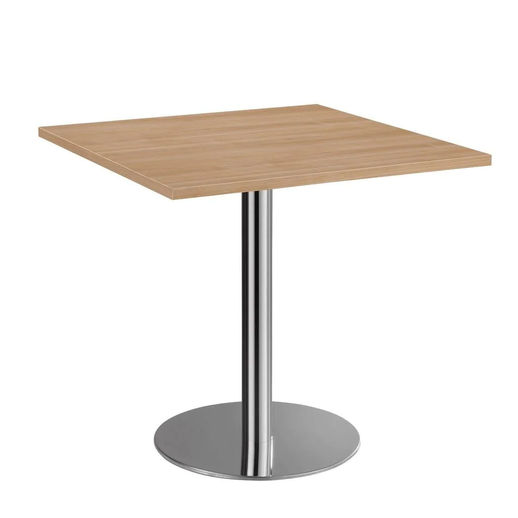 Säulentisch STF Quadratform - Silber von Hammerbacher - Produktbild 5 von 10