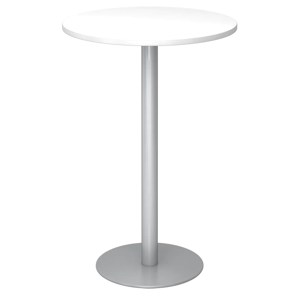 Säulentisch Rund - Silber von Hammerbacher - Produktbild 1 von 7