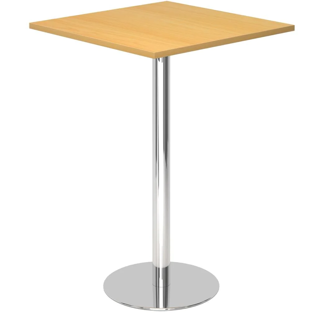 Säulentisch STH Quadratform - Chrom von Hammerbacher - Produktbild 4 von 10