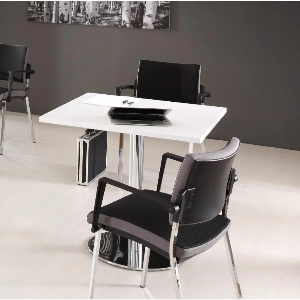 Säulentisch STH Quadratform - Chrom von Hammerbacher - Produktbild 10 von 10