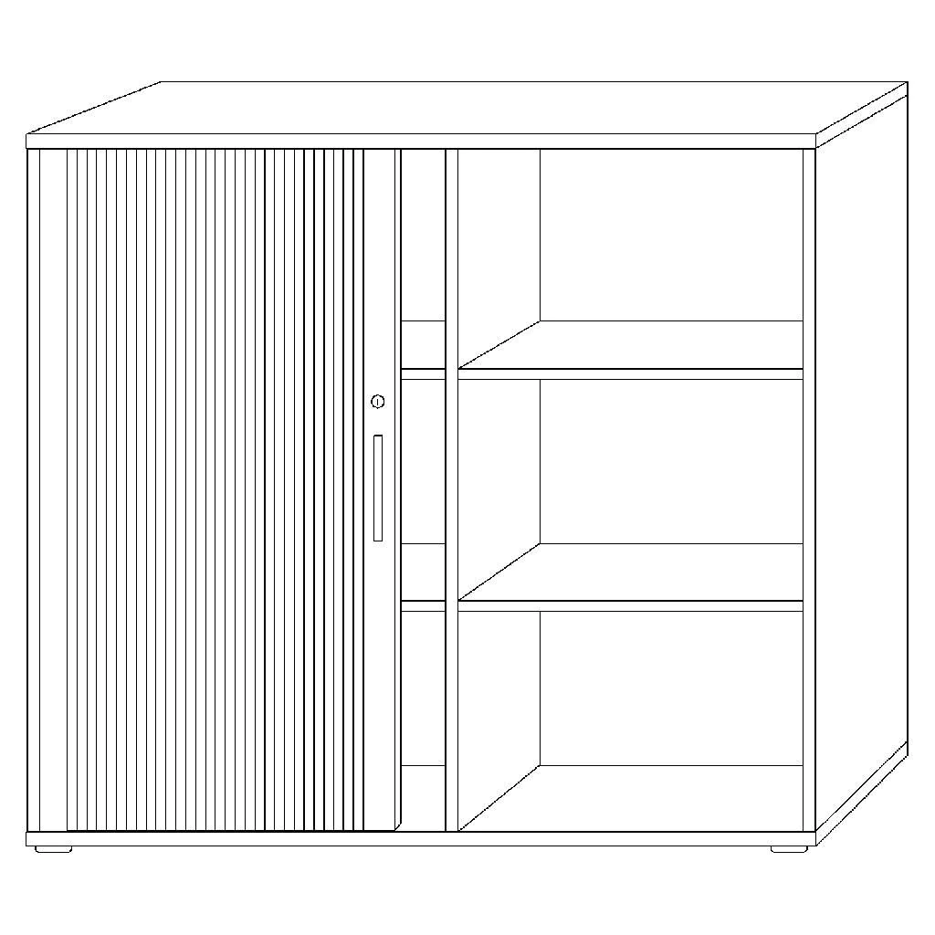 Rollladenschrank Serie 9 3OH von Hammerbacher - Produktbild 15 von 18