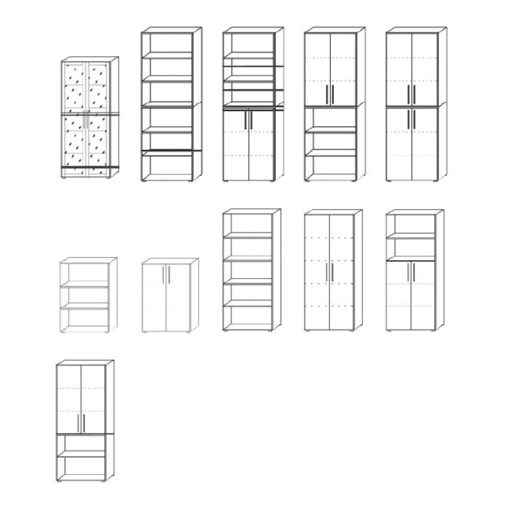 Fachboden 80 cm Basic von Hammerbacher - Produktbild 7 von 10