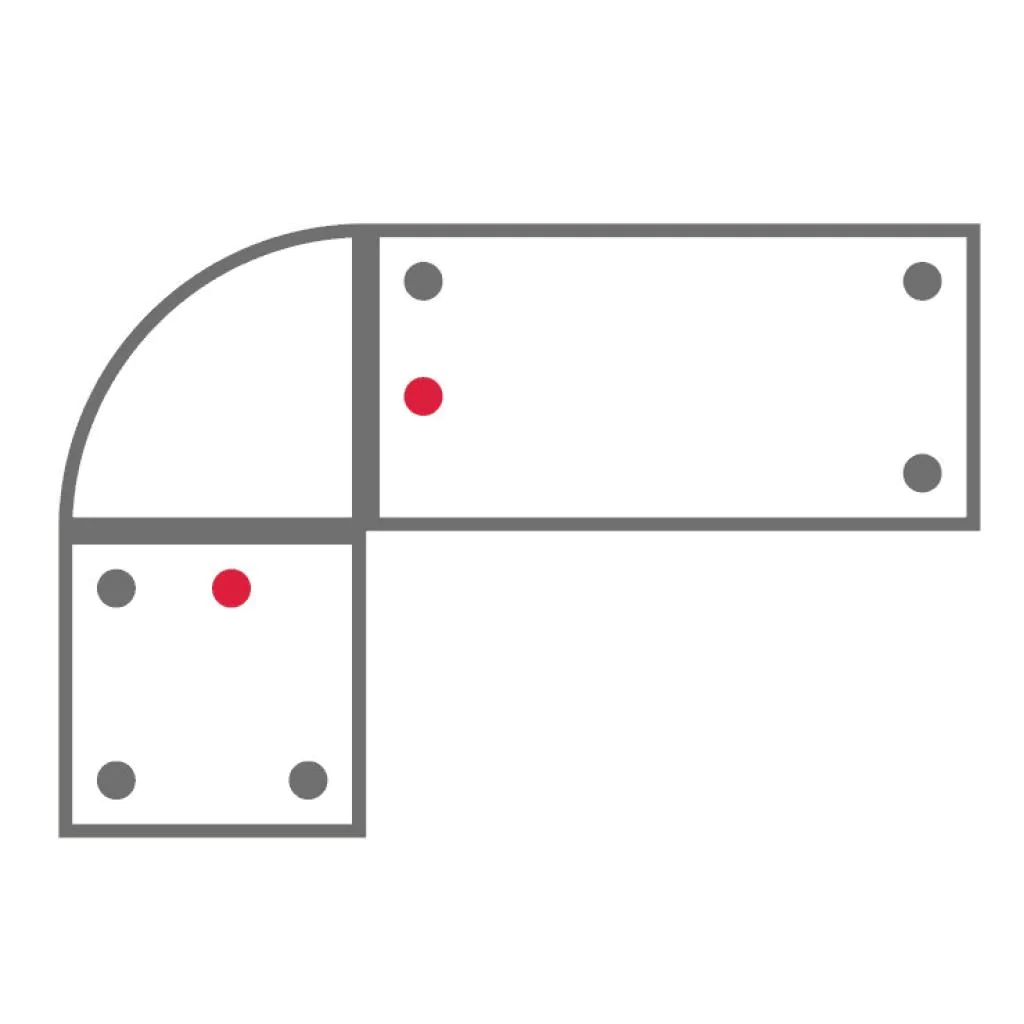 Schreibtisch H Eckform von Hammerbacher - Produktbild 14 von 15
