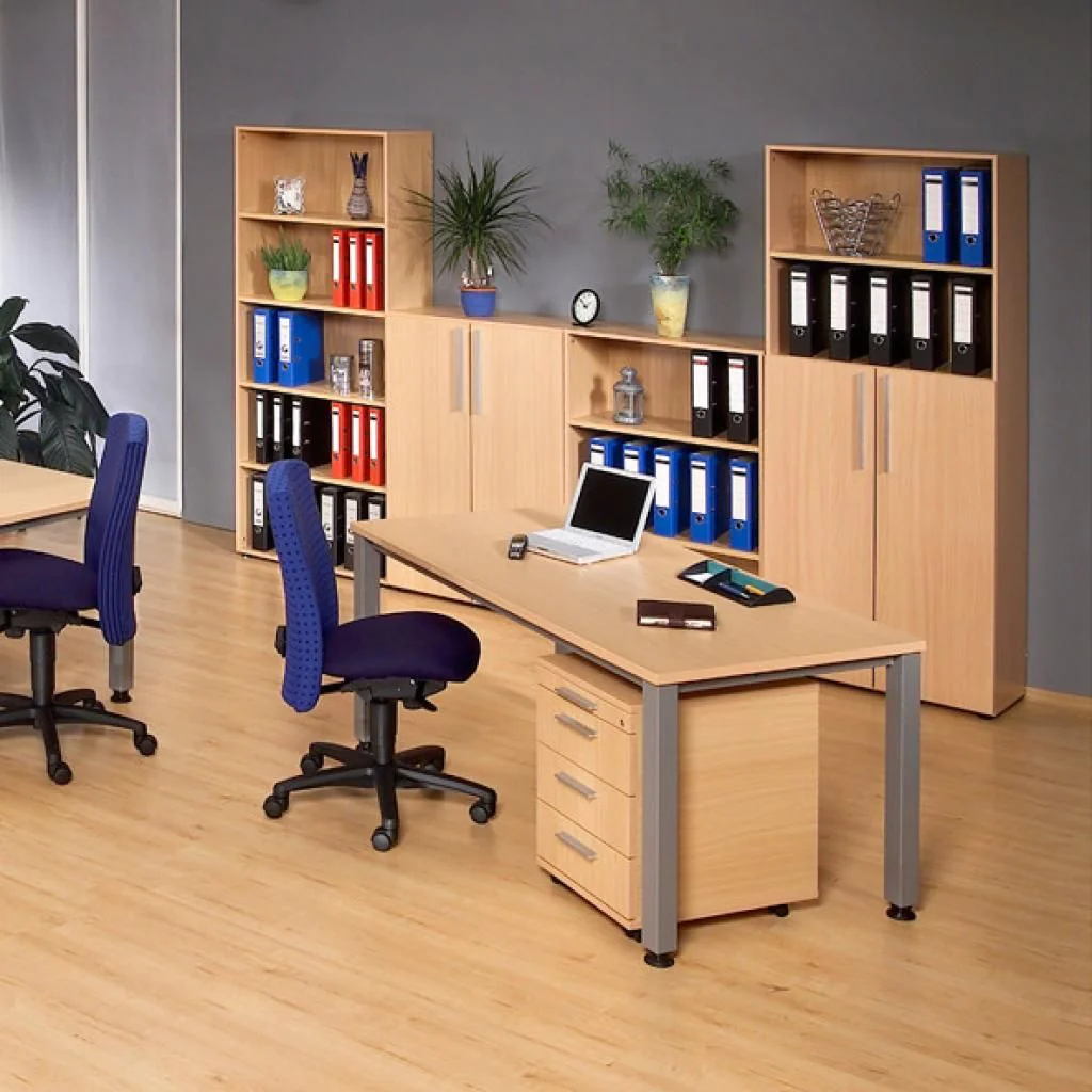 Schreibtisch Q Eckform von Hammerbacher - Produktbild 11 von 15